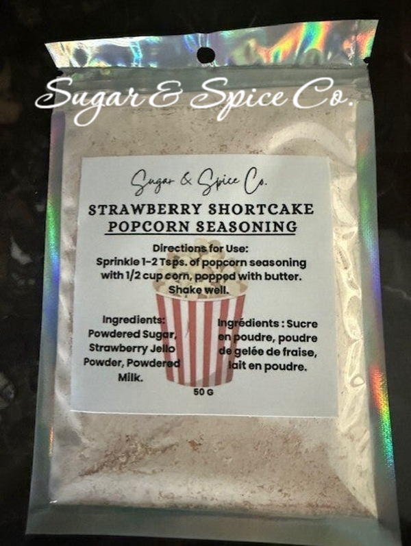 Strawberry Shortcake Popcorn Seasoning
