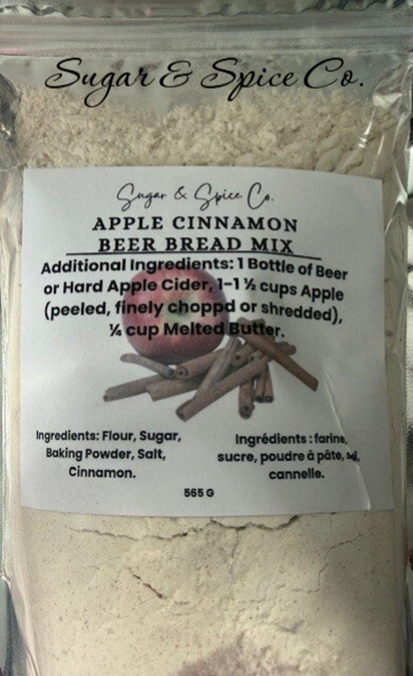 Apple Cinnamon Beer Bread Mix