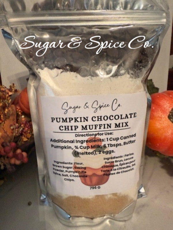 Pumpkin Chocolate Chip Muffin Mix