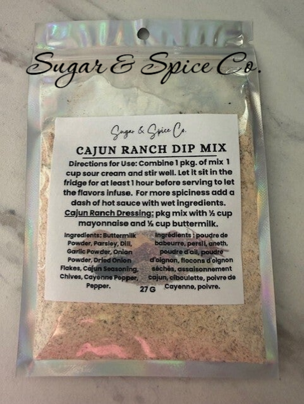 Cajun Ranch Dip Mix