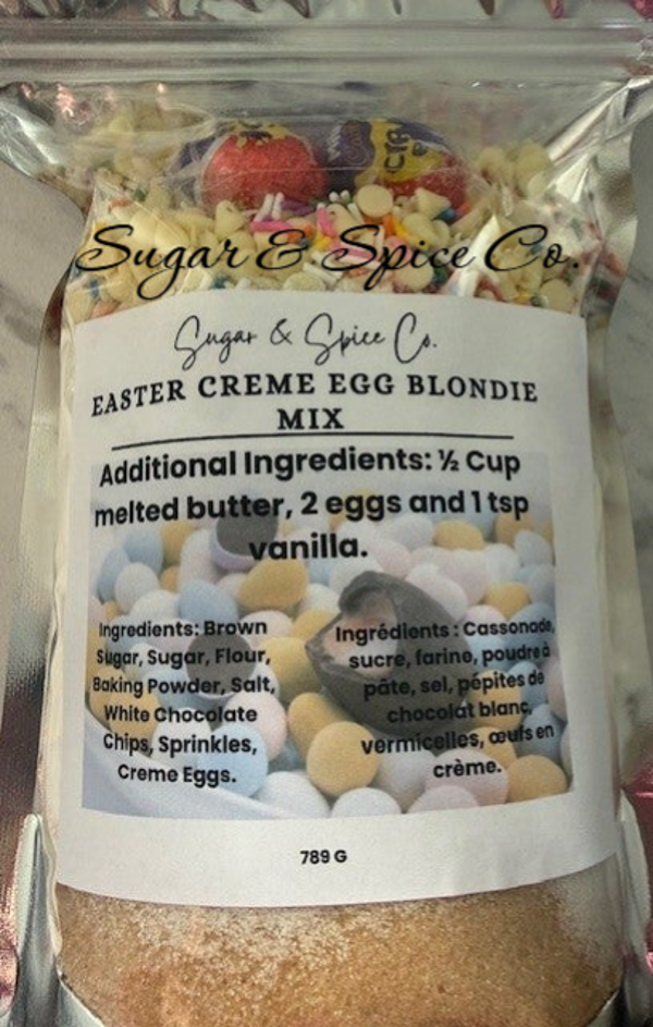 Easter Creme Egg Blondie Mix