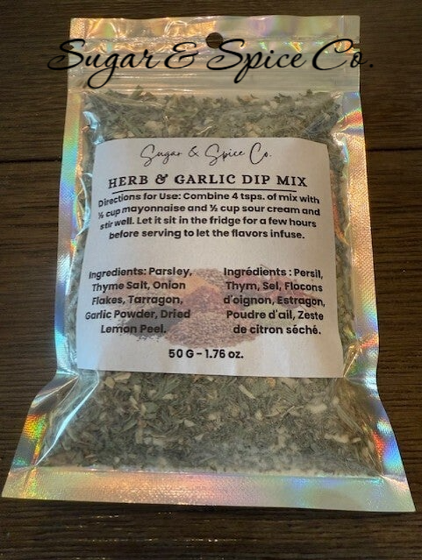 Herb & Garlic Dip Mix