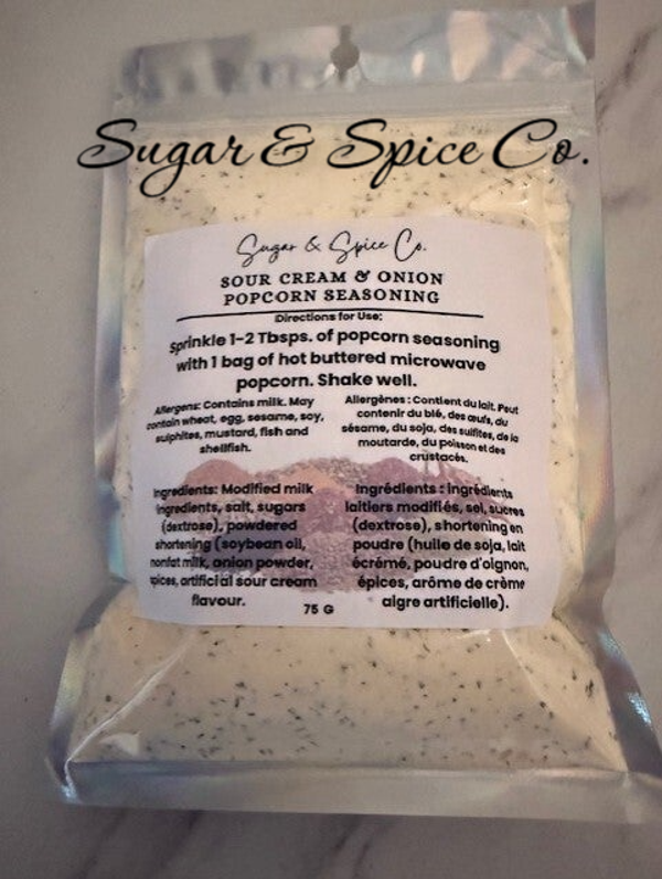 Sour Cream & Onion Popcorn Seasoning