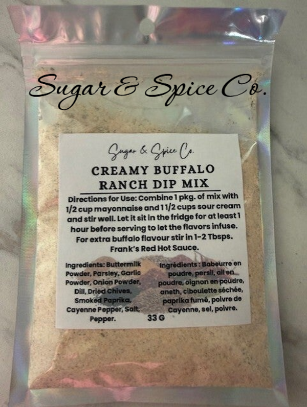 Creamy Buffalo Ranch Dip Mix