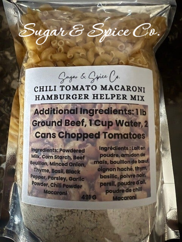Chili Tomato Macaroni Hamburger Helper
