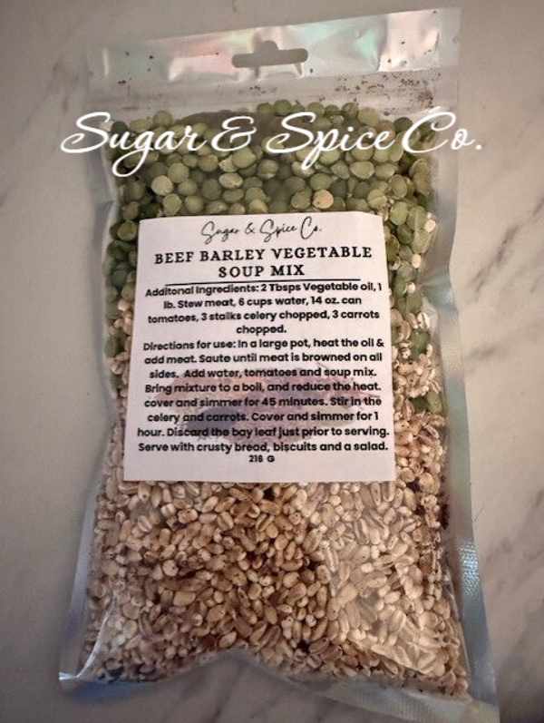 Beef Barley Vegetable Soup Mix