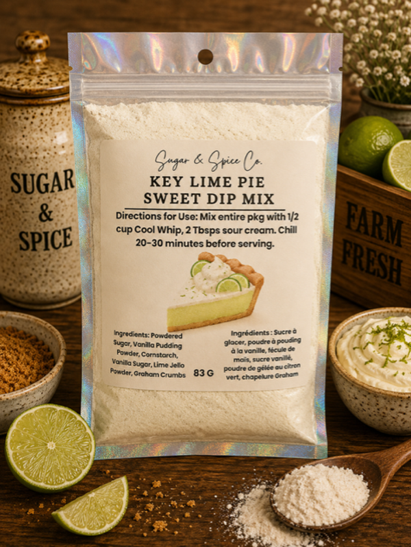 Key Lime Pie Sweet Dip Mix