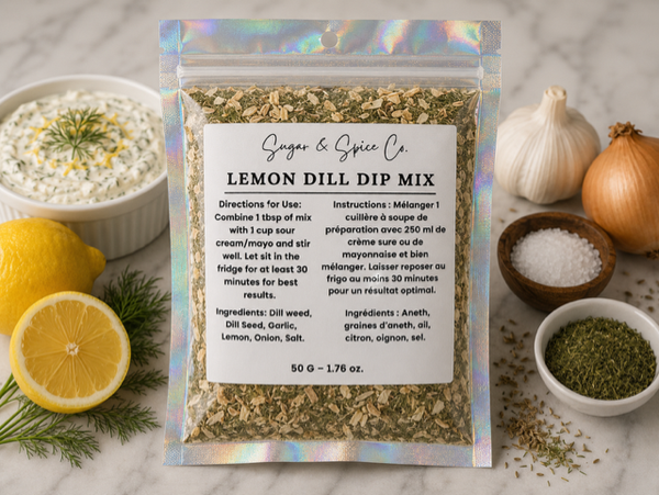 Lemon Dill Dip Mix