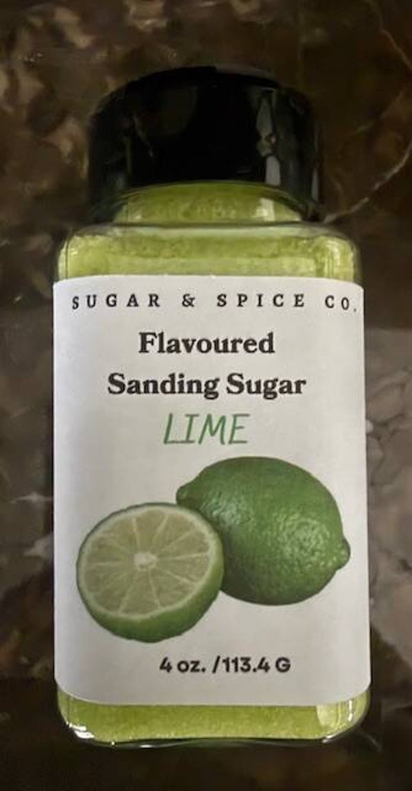 Lime Flavoured Sanding Sugar