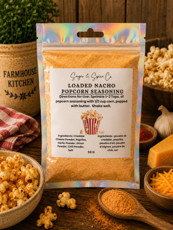 Loaded Nacho Popcorn Seasoning