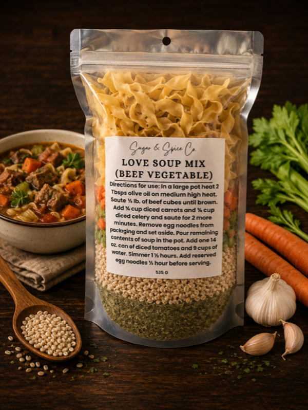 Love Soup (Beef Vegetable) Soup Mix