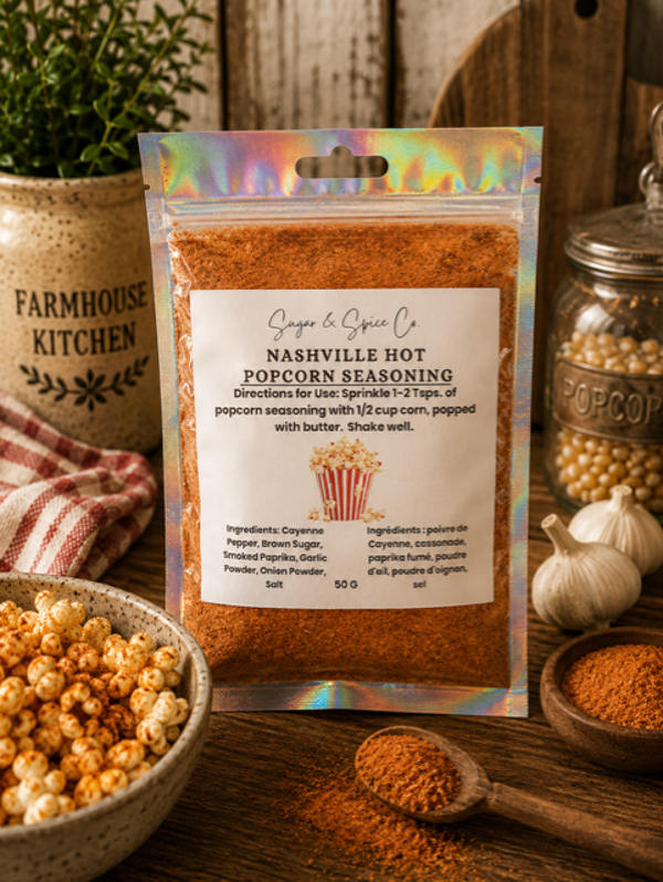 Nashville Hot Popcorn Seasoning