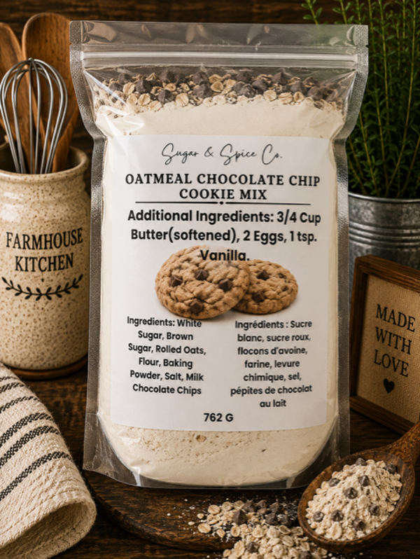Oatmeal Chocolate Chip Cookie Mix
