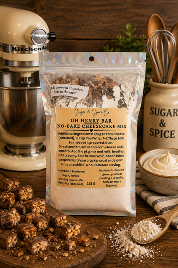 Oh Henry No-Bake Cheesecake Mix
