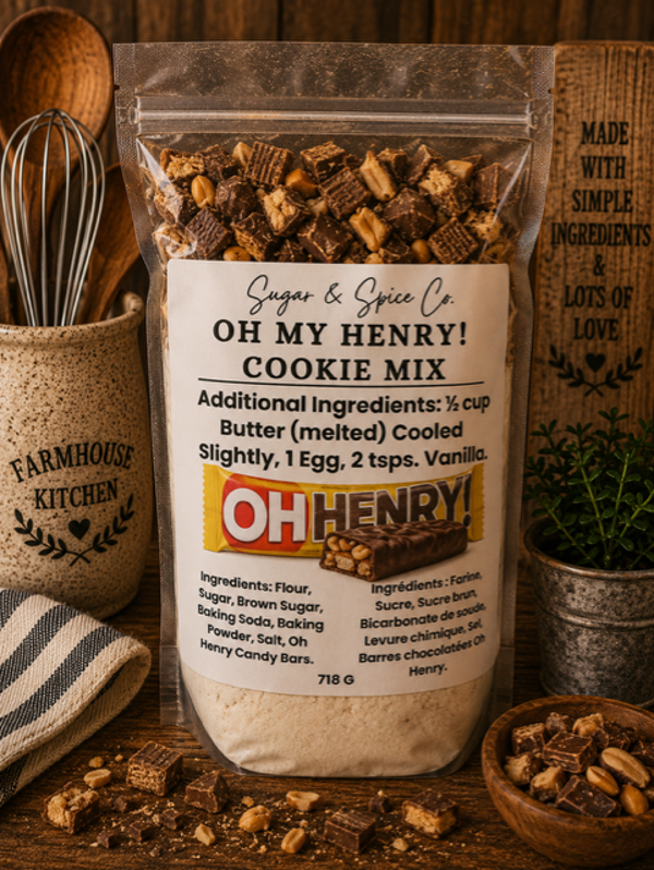 Oh My Henry! Cookie Mix