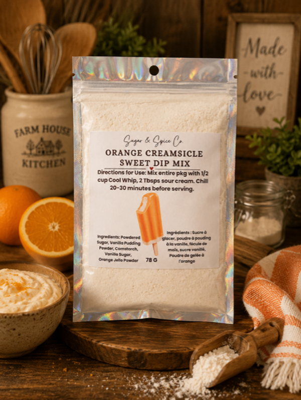 Orange Creamsicle Sweet Dip