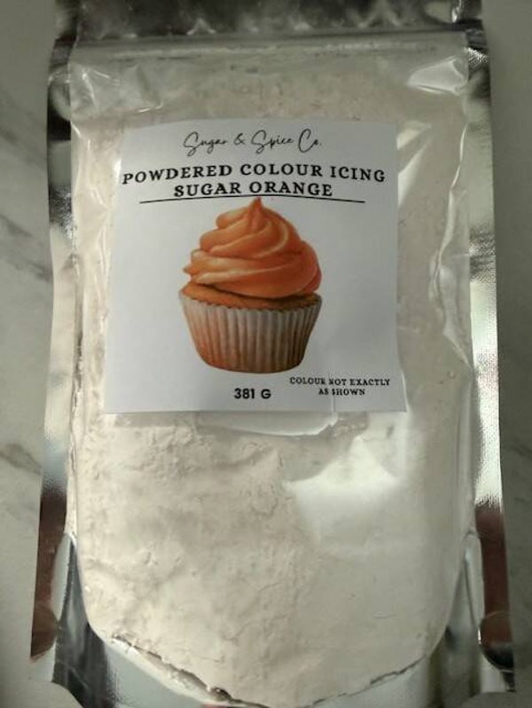 Orange Powdered Icing Colour