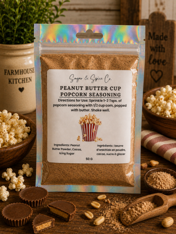 Peanut Butter Cup Popcorn Seasoning