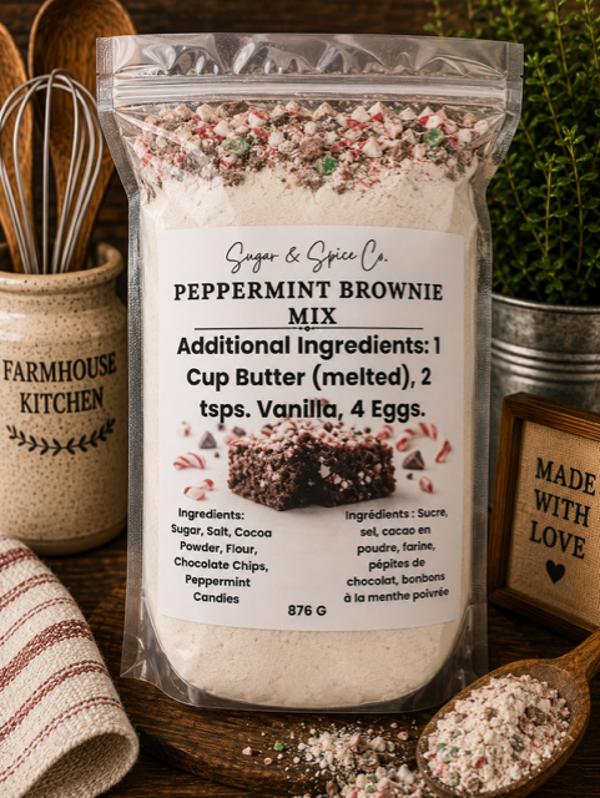 Peppermint Brownie Mix
