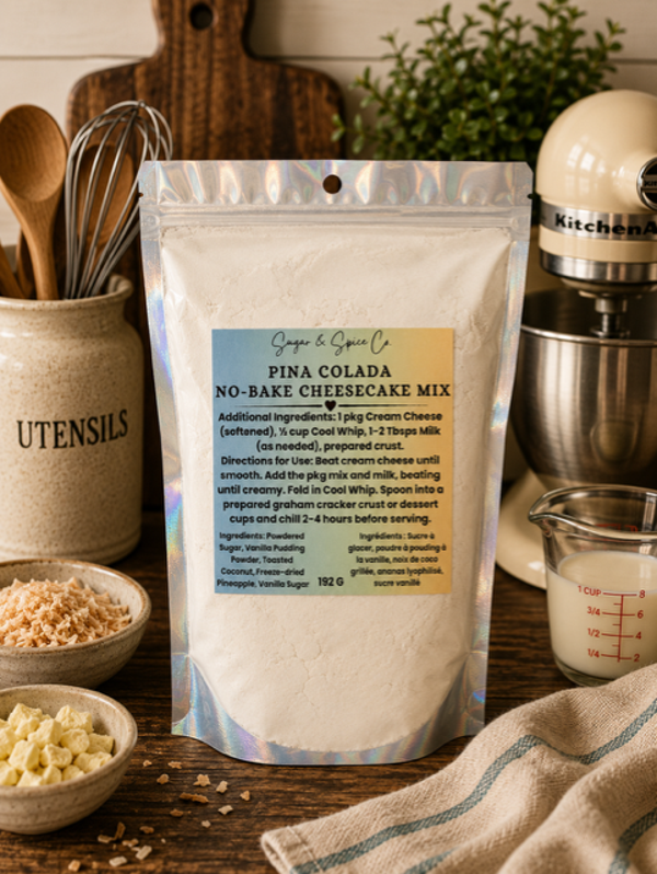 Pina Colada No-Bake Cheesecake Mix