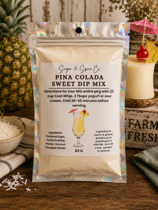 Pina Colada Sweet Dip Mix