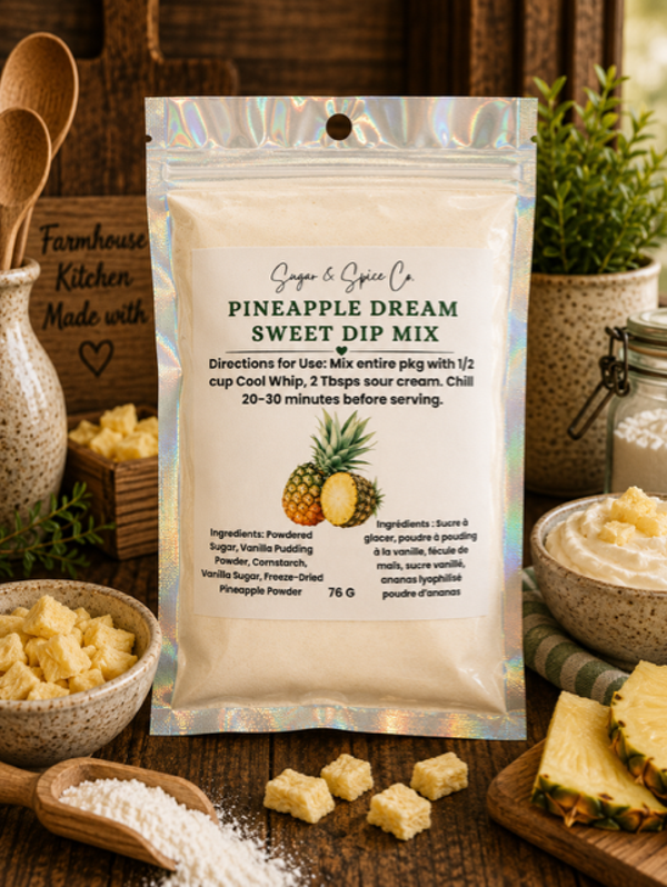 Pineapple Dream Sweet Dip Mix