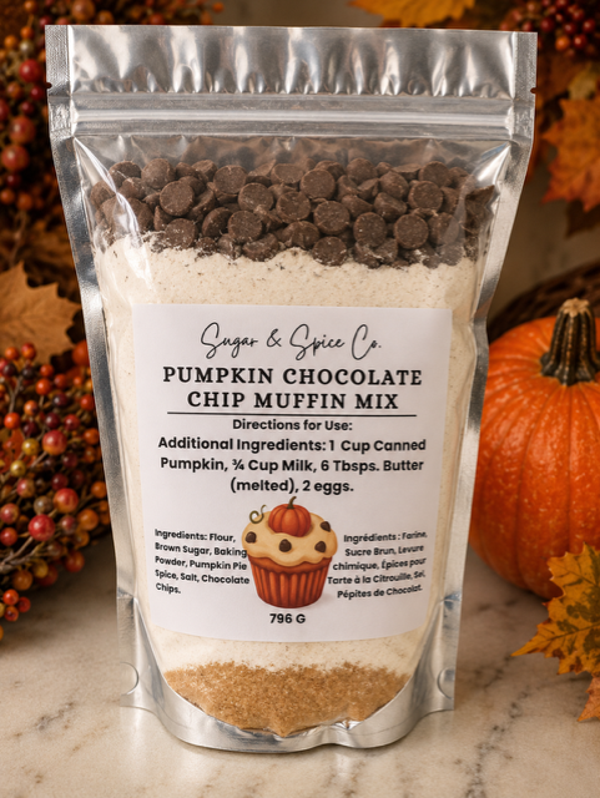 Pumpkin Chocolate Chip Muffin Mix