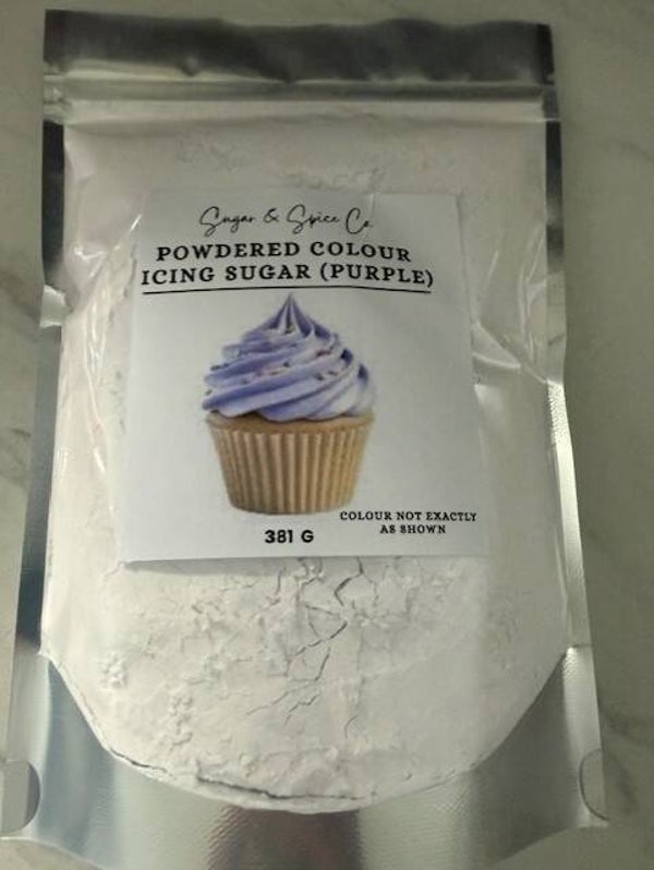 Purple Powdered Icing Colour