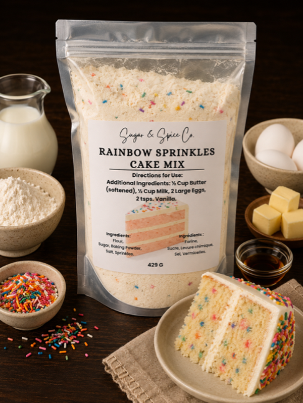 Rainbow Sprinkles Cake Mix