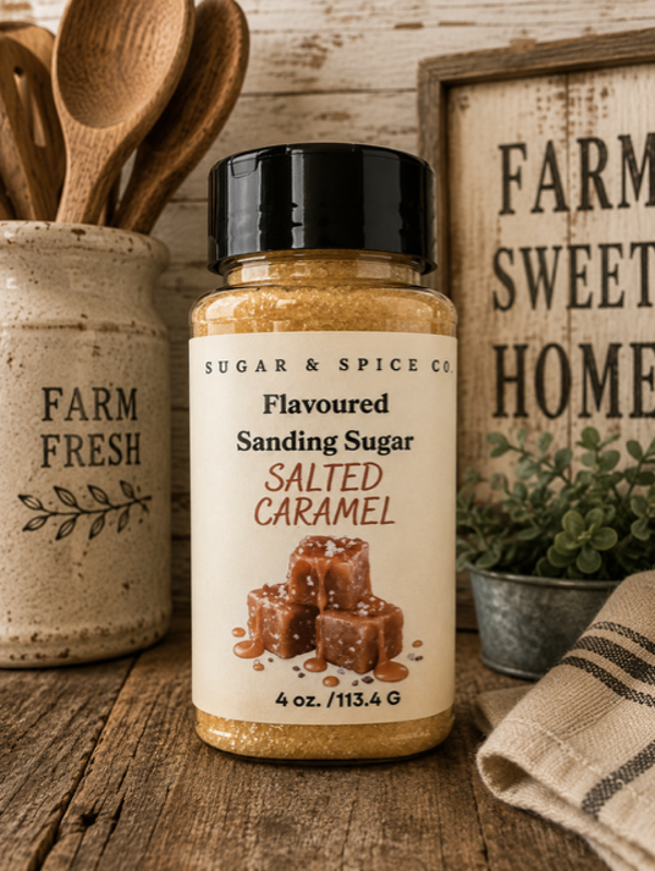 Salted Caramel Flavoured Sanding Sugar
