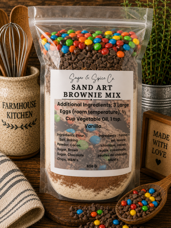 Sand Art Brownie Mix
