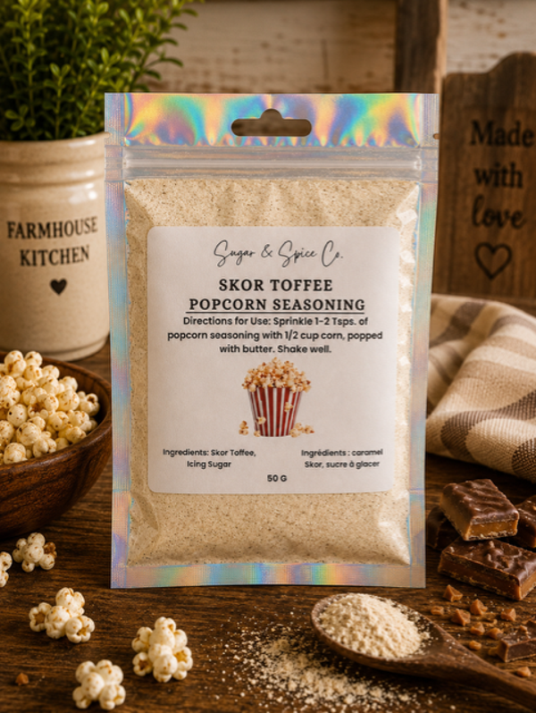 Skor Toffee Popcorn Seasoning