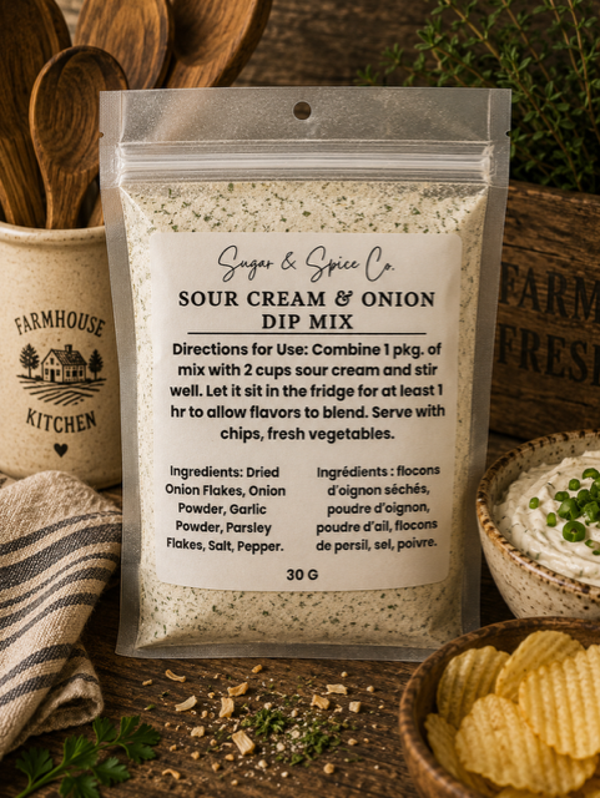 Sour Cream & Onion Dip Mix