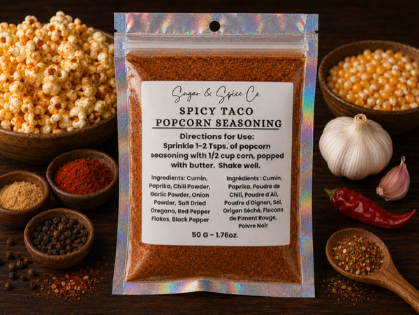 Spicy Taco Popcorn Seasoning