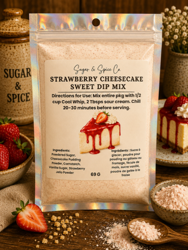 Strawberry Cheesecake Sweet Dip Mix
