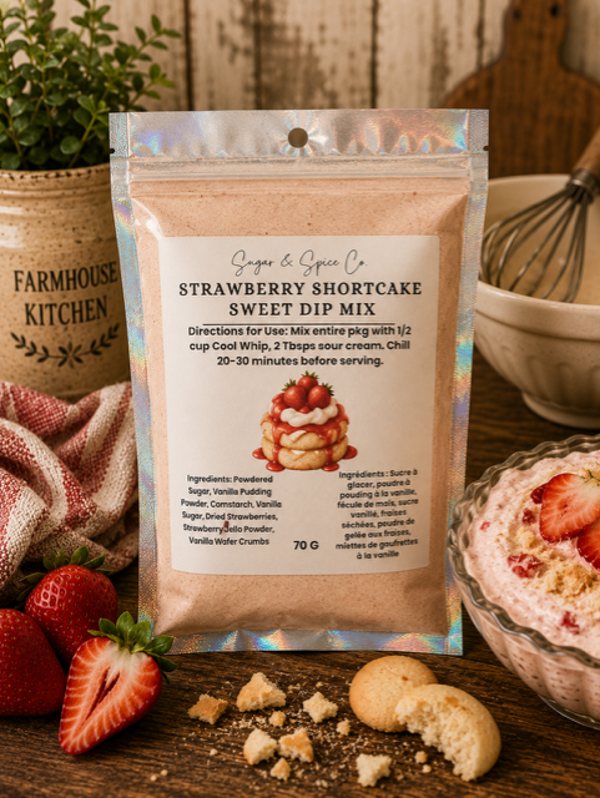 Strawberry Shortcake Sweet Dip Mix