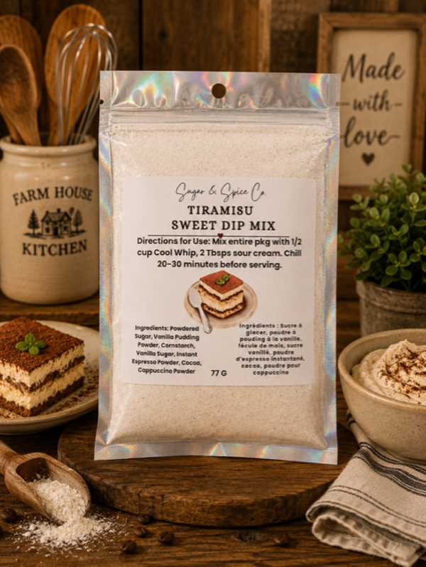 Tiramisu Sweet Dip Mix