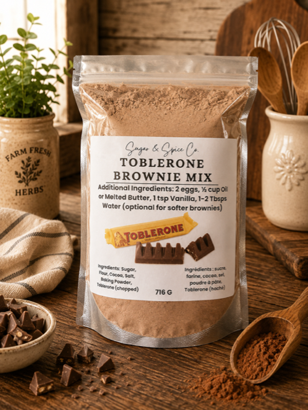 Toblerone Brownie Mix