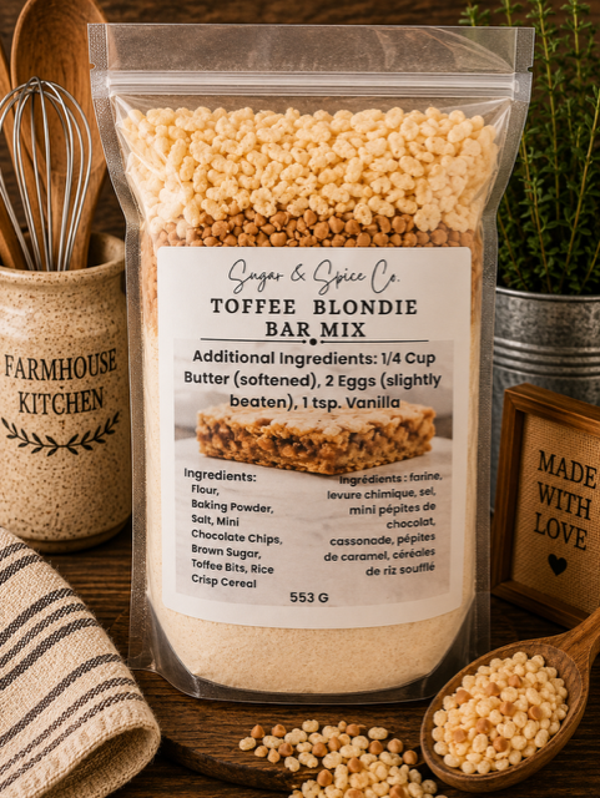 Toffee Blondie Bar Mix