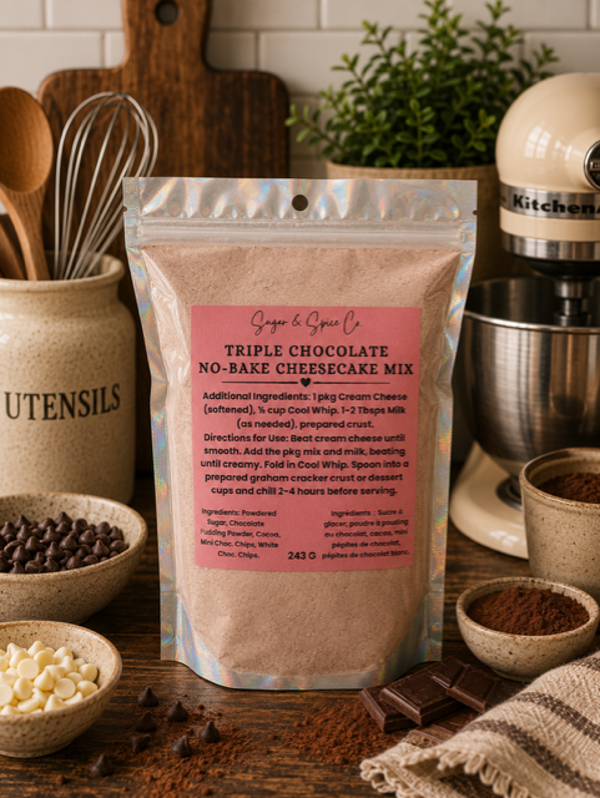 Triple Chocolate No-Bake Cheesecake Mix
