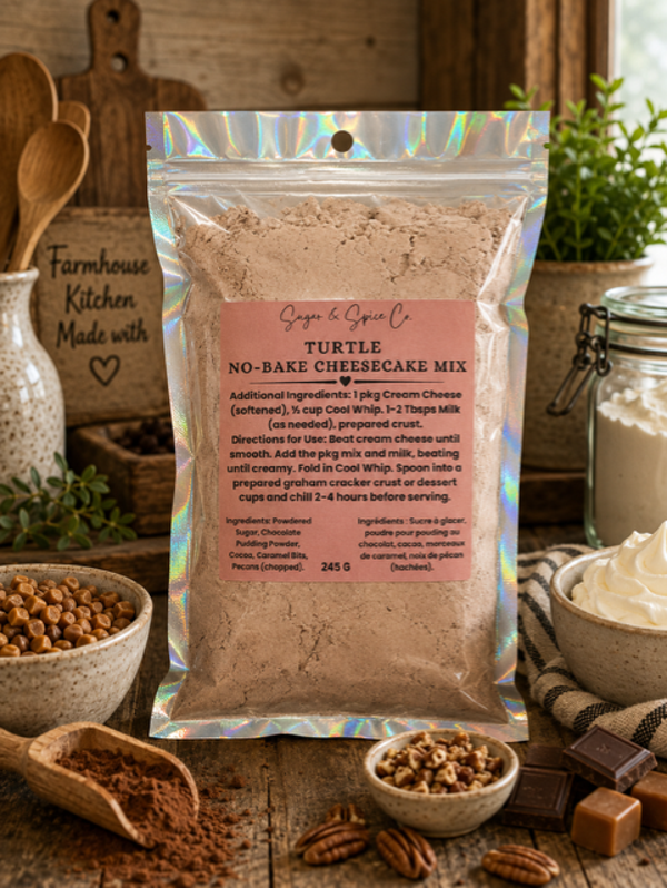 Turtle No-Bake Cheesecake Mix