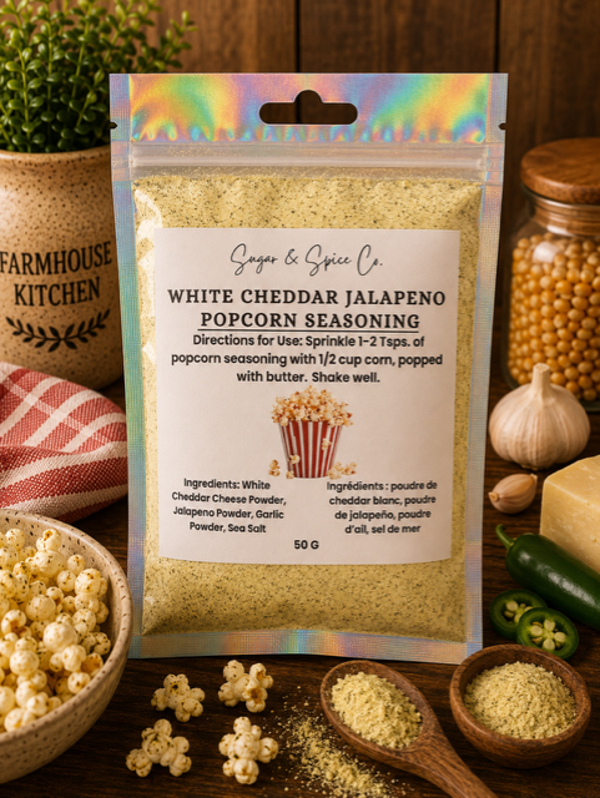 White Cheddar Jalapeno Popcorn Seasoning