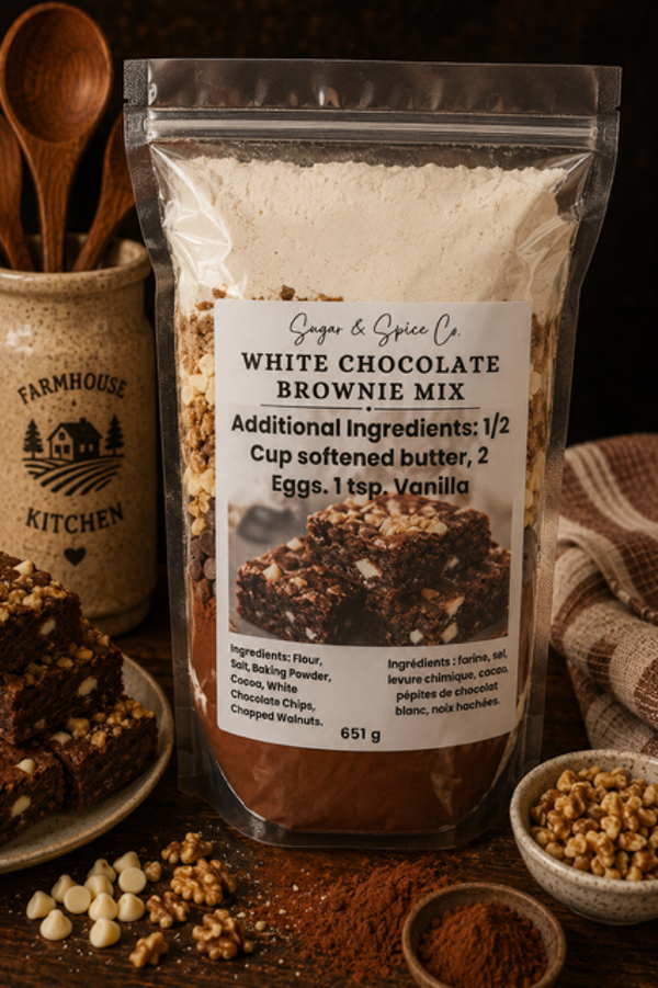White Chocolate Brownie Mix