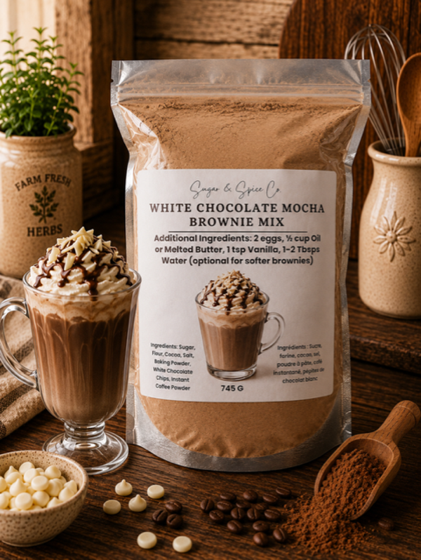 White Chocolate Mocha Brownie Mix