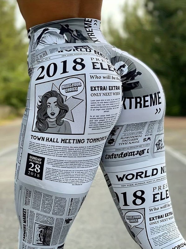 Leggings De Sport Imprimés