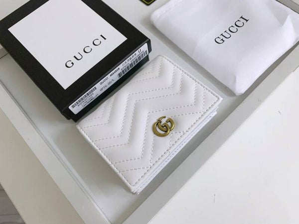 portefeuille Gucci blanc