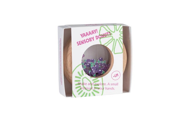 Sensorische donut - Aubergine
