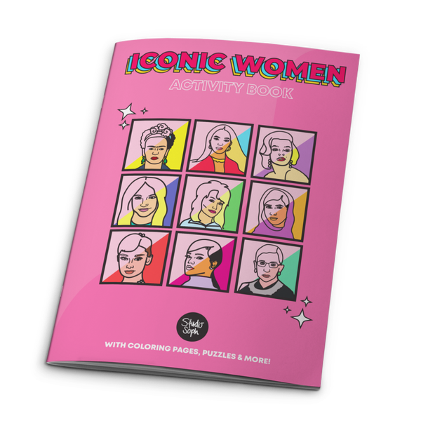 Iconisch kleurboek voor vrouwen