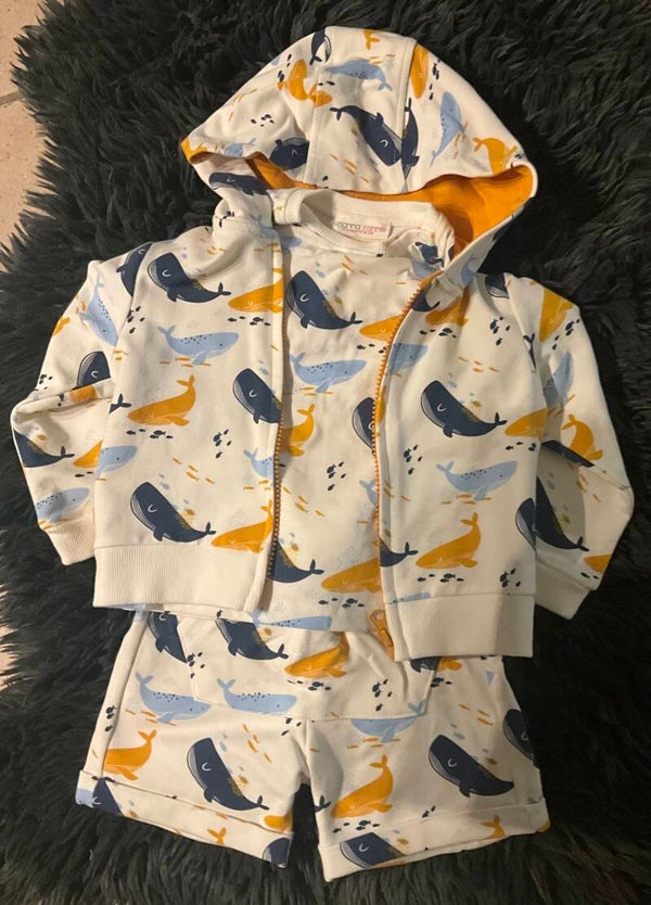 Kleding set walvis