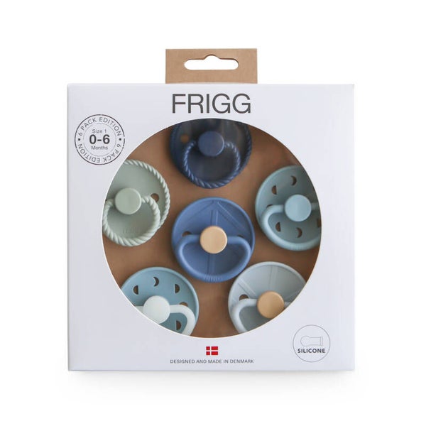 Frigg 6 pack - maat 1 siliconen